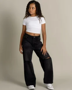 Girls' Stones Straight Leg Jeans