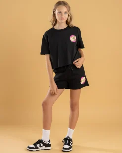 Girls' Style Dot Oversized Cropped T-Shirt