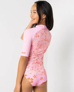 Girls' Summer Sol Short Sleeve Rash Vest