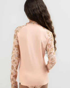 Girls' Sun Catcher Long Sleeve Zip Rash Vest