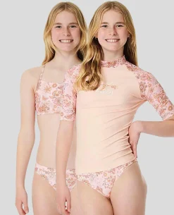 Girls' Sun Catcher Short Sleeve 3 Piece Rash Vest Set