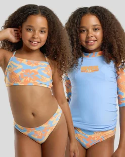 Girls' Sun Sol UPF Short Sleeve Rash Vest Set