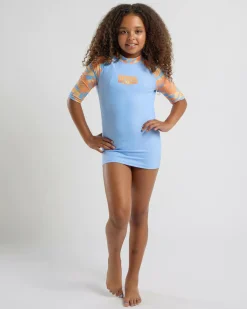 Girls' Sun Sol UPF Short Sleeve Rash Vest Set