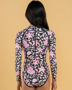 Girls' Sunset Skies Long Sleeve Surfsuit