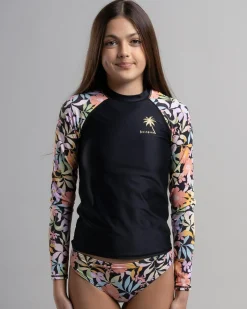 Girls' Sweet Talkin Long Sleeve Rash Vest Set