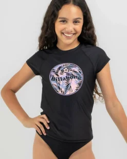 Girls' Tropical Dayz Short Sleeve Rash Vest