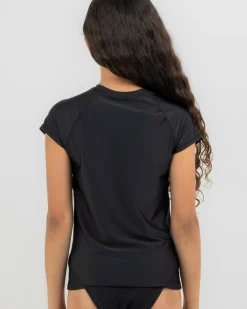 Girls' Tropical Dayz Short Sleeve Rash Vest