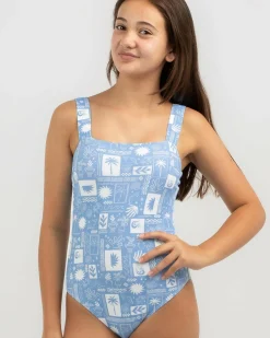 Girls' Vacay Vibe One Piece Swimsuit