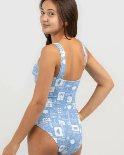 Girls' Vacay Vibe One Piece Swimsuit
