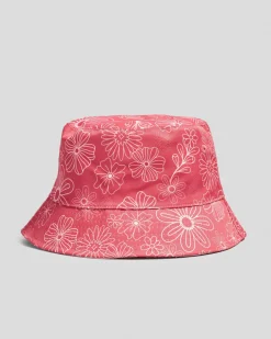 Girls' Vibes Repeat Mono Bucket Hat