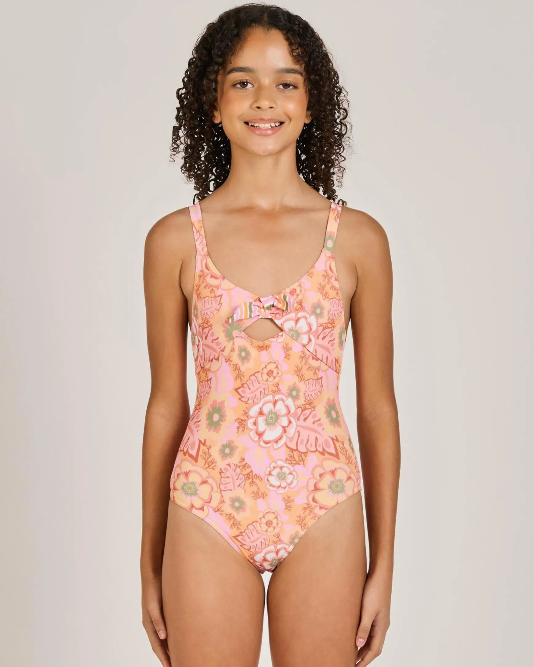 Girls' Wildflower One Piece Swimsuit