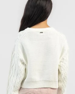 Girls' York Cable Knit Jumper