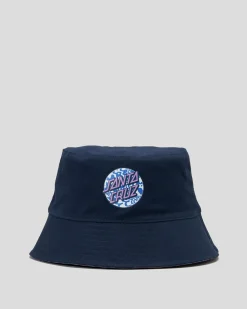 Girls' Zebra Marble Dot Bucket Hat