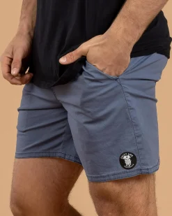 Glint Elastic Waist Shorts