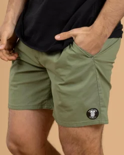 Glint Elastic Waist Shorts