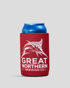 GN Maroon Stubby Cooler