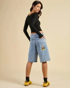 Going Nuts Big Baggy Denim Shorts