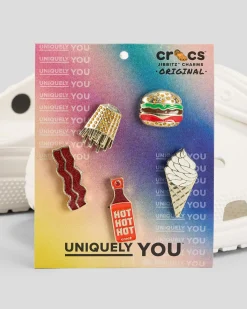 Gold Spicy Combo Jibbitz 5 Pack