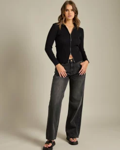 Grayson Knit Zip Top