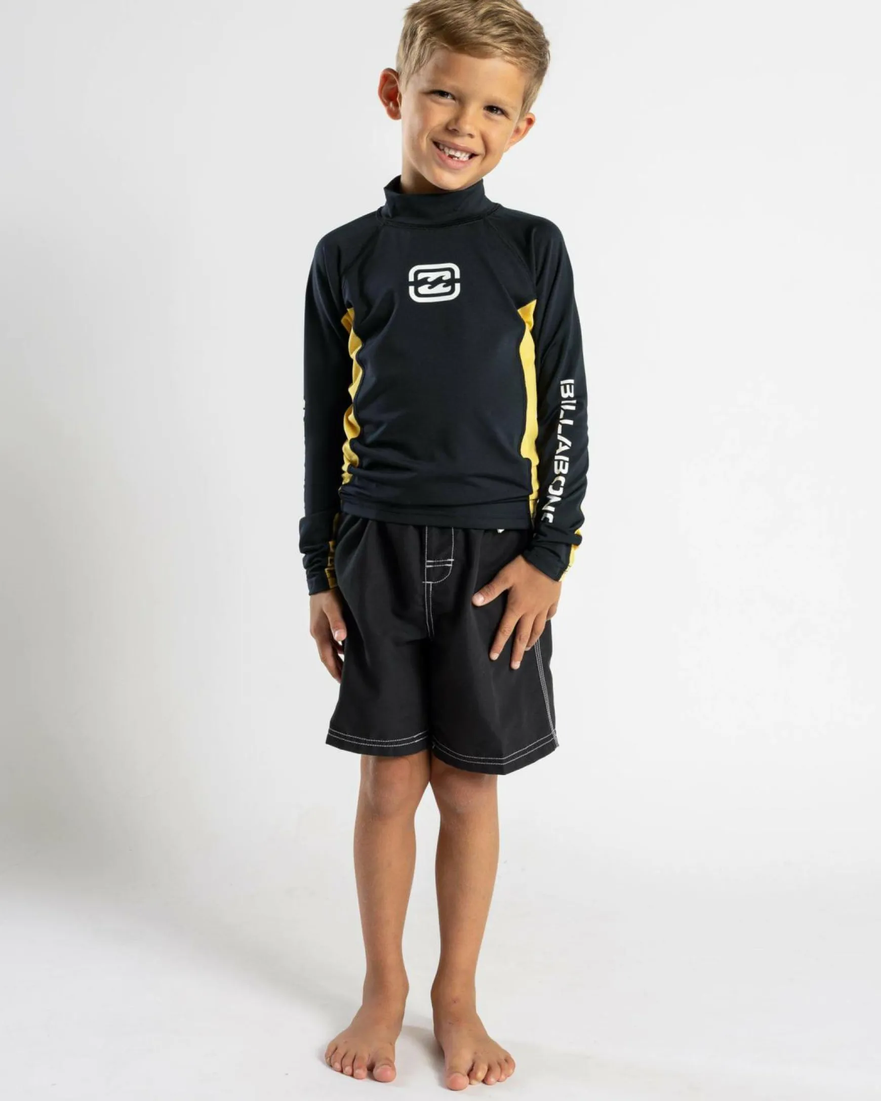 Groms' Jimmy Contrast Long Sleeve Rash Vest