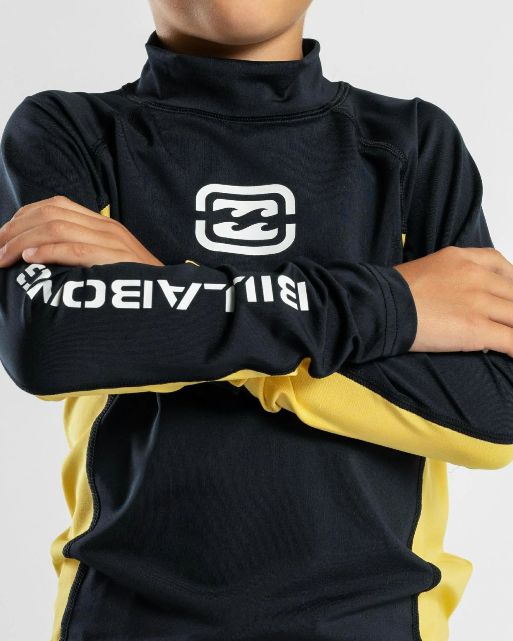 Groms' Jimmy Contrast Long Sleeve Rash Vest