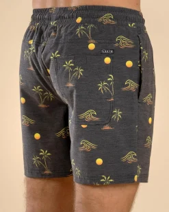 Gust Elastic Waist Shorts