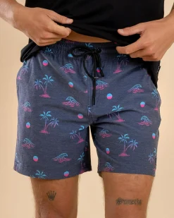 Gust Elastic Waist Shorts