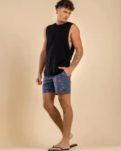 Gust Elastic Waist Shorts