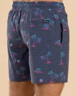 Gust Elastic Waist Shorts