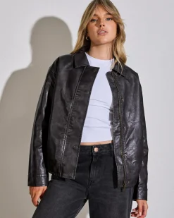 Harley Faux Leather Jacket