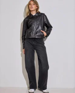 Harley Faux Leather Jacket