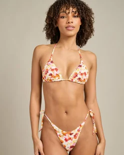 Haven Floral Sliding Triangle Bikini Top