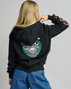 Heart Wreath Set Front Hoodie