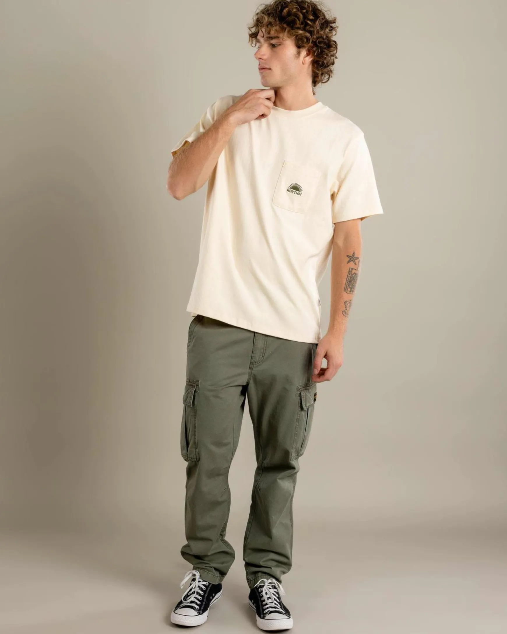 Heavy Vintage Pocket Emblem T-Shirt