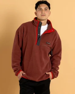 Helvetia Half Snap Fleece Sweatshirt