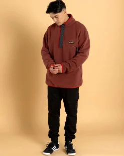 Helvetia Half Snap Fleece Sweatshirt