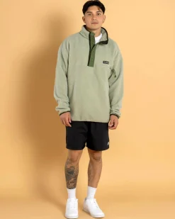 Helvetia Half Snap Fleece Sweatshirt