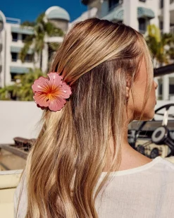Hibiscus Flower Hair Claw Clip