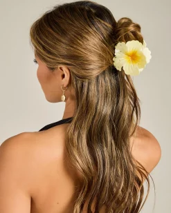 Hibiscus Flower Hair Claw Clip