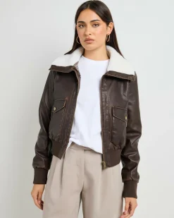 Hunter Faux Leather Jacket