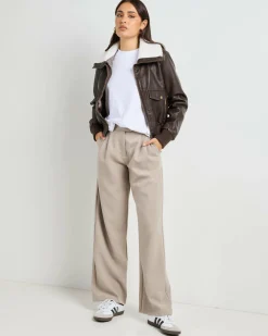 Hunter Faux Leather Jacket