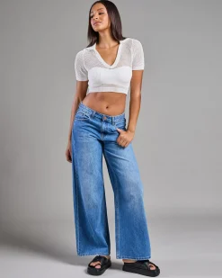 Ibiza Short Sleeve Cropped Shirt