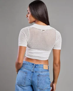 Ibiza Short Sleeve Cropped Shirt