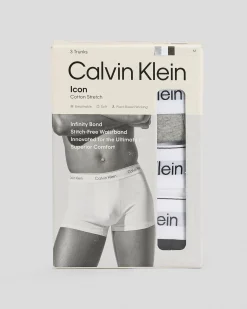 Icon Cotton Stretch Trunk 3 Pack