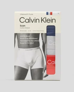 Icon Cotton Stretch Trunk 3 Pack