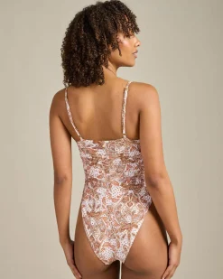 Impala Paisley Scrunched Side One Piece Swimsuit