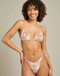 Impala Paisley Sliding Triangle Bikini Top