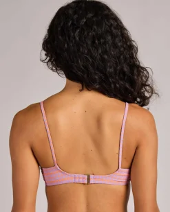 Isles Plaid D-DD Balconette Bikini Top