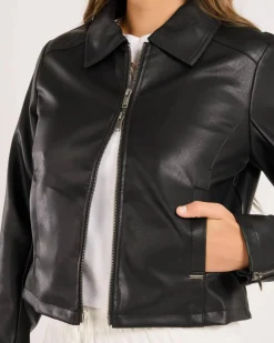 Izzy Faux Leather Jacket