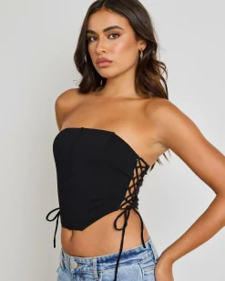 Jessie Lace Up Corset Top